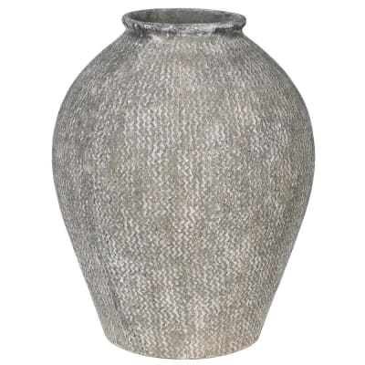 Fawn Woven Stone Effect vase