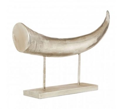 Rhino Silver Horn Ornament