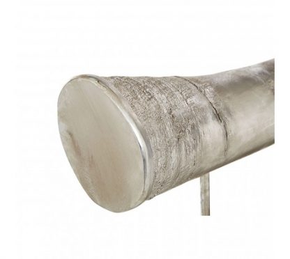Rhino Silver Horn Ornament