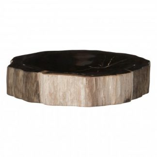 Rustic Cobalt wood bowl