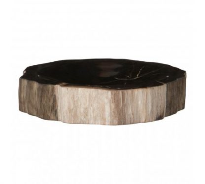 Rustic Cobalt wood bowl