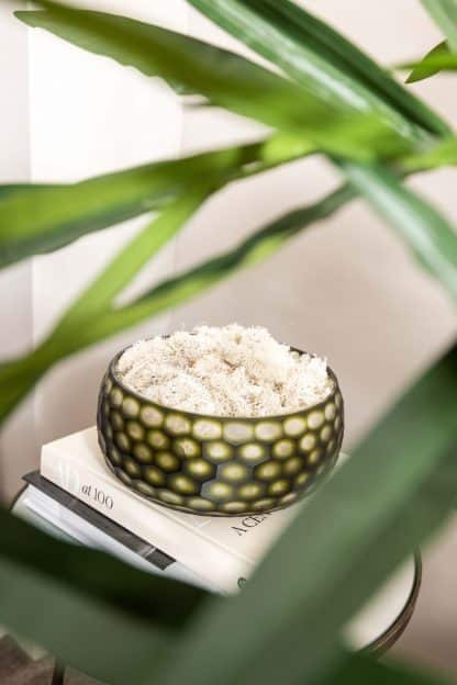 Round Patterned Olive Bowl