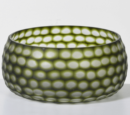 Round Patterned Olive Bowl