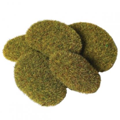 Realistic Green Pebbles Moss