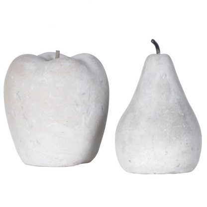 Cemented Decorative Apple Pear Set