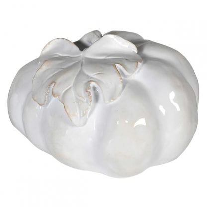 White ceramic Pumpkin decoration