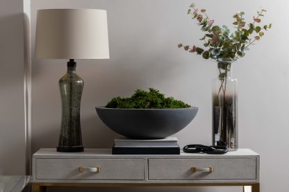 glass base table lamp