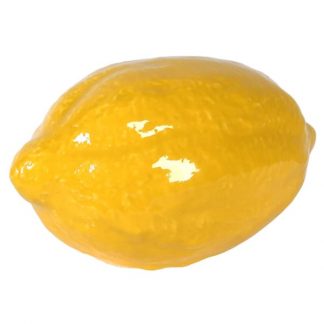 small ceramic lemon