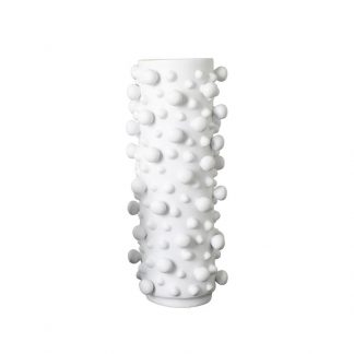 Bobble White Vase