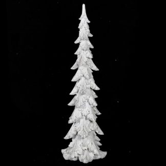 Large White Glitter Tree