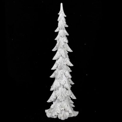 Large White Glitter Tree