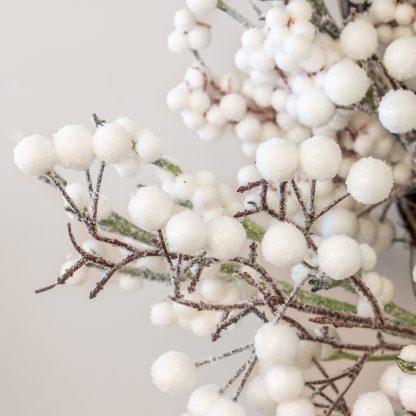 White Frosted Berry Wreath