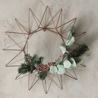 Golden Star Wreath