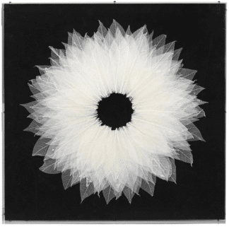 White Leaf Framed Art