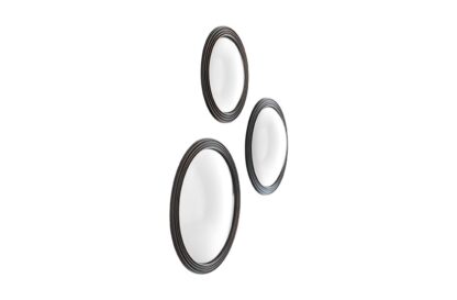 fish eye set of 3 round mirror