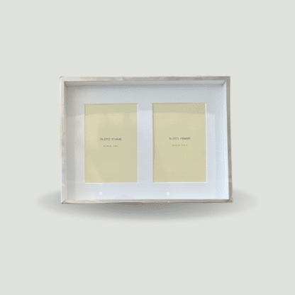 silver photo frame