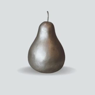 Large Silver Pear Ornament