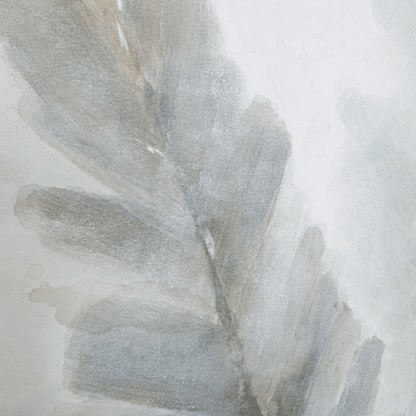grey feather wall art