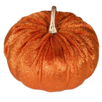 Fabric Orange Pumpkin Decoration