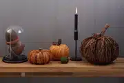 Brown natural Wooden Pumpkin decoration