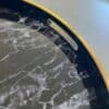 Black Marble Effect Tray Tables – Set of 2