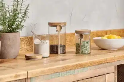 glass storage jar