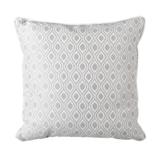 Grey Ogee Cushion Cover