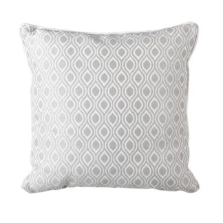 Grey Ogee Cushion Cover