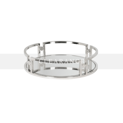 Stunning Round Mirror Tray