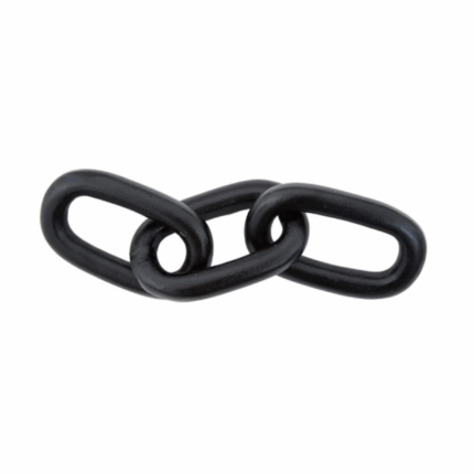black chain sculpture