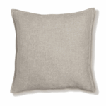 cream linen cushion