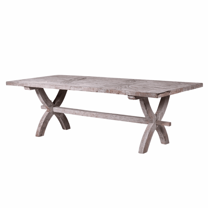rustic dining table