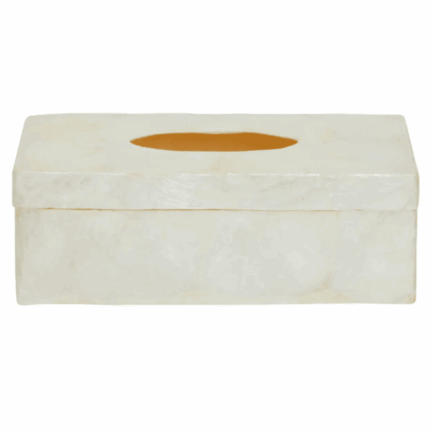 seashell rectangular tissue box